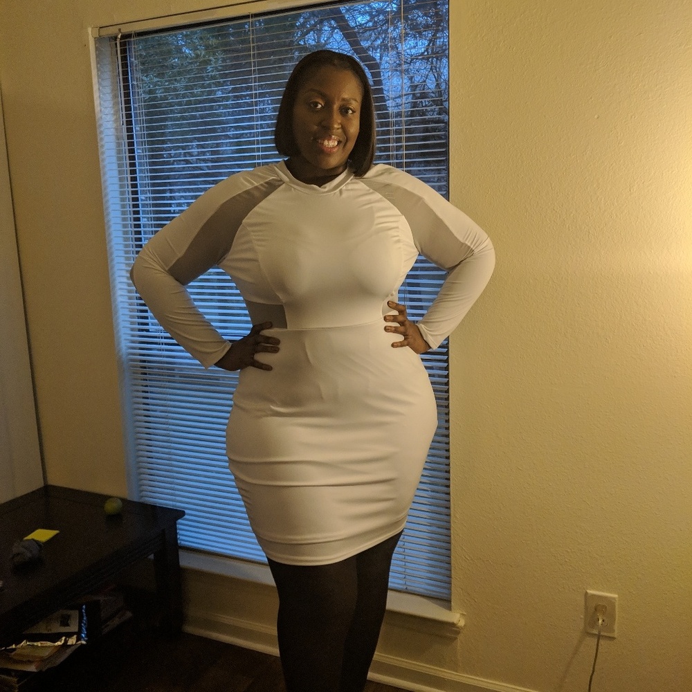 White dress